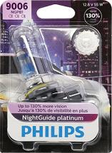 Philips 9006 NightGuide Platinum Upgrade Headlight Bulb