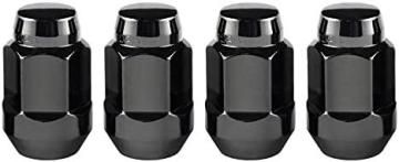 McGard 64015 Black Bulge Cone Seat Style Lug Nuts (M12 x 1.5 Thread Size)