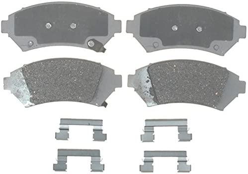 ACDelco Advantage 14D818CH Ceramic Front Disc Brake Pad Set with Hardware