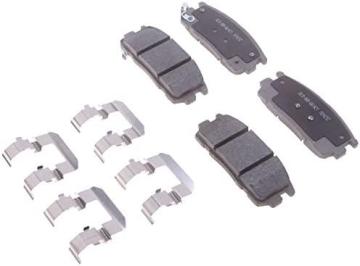 ACDelco Silver 14D1275CHF2 Ceramic Rear Disc Brake Pad Set with Clips