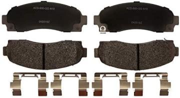 ACDelco Silver 14D913CHF1 Ceramic Front Disc Brake Pad Set