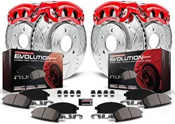 PowerStop KC2798 Z23 Evolution Sport 1-Click Brake Kit with Powder Coated Calipers