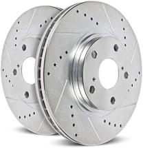 PowerStop AR85195XPR Rear Evolution Performance Drilled, Slotted & Plated Brake Rotor Pair