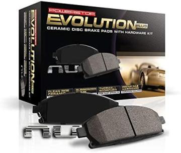 PowerStop 17-2076 Front Z17 Evolution Ceramic Brake Pads with Hardware