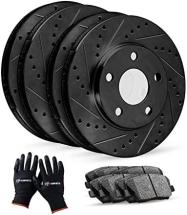 R1 Concepts CBC.44176.02 Front Rear Brakes and Rotors Kit