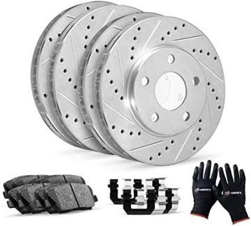 R1 Concepts CEC.67035.02 Front Rear Brakes and Rotors Kit