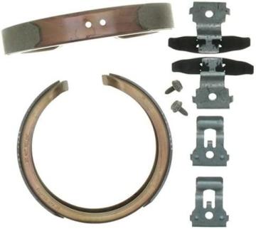 Raybestos 781PG Element3 Replacement Drum-in-Hat Rear Parking Brake Shoes Set