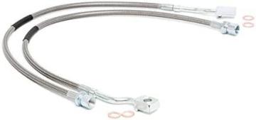Rough Country Front Brake Lines for 2007-2019 1500/11-19 2500/3500HD - 89370