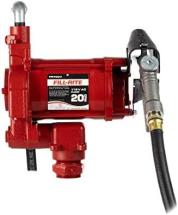 Fill-Rite FR700V 115V 20 GPM Fuel Transfer Pump with Discharge Hose & Manual Nozzle