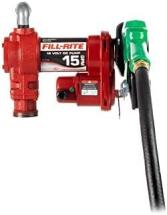 Fill-Rite FR1210HA1 12V 15 GPM Fuel Transfer Pump with Discharge Hose & Automatic Nozzle