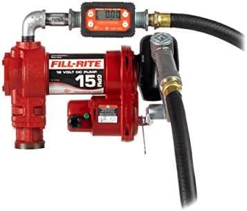 Fill-Rite FR1219H 12V 15 GPM Fuel Transfer Pump with Standard Digital Meter Package