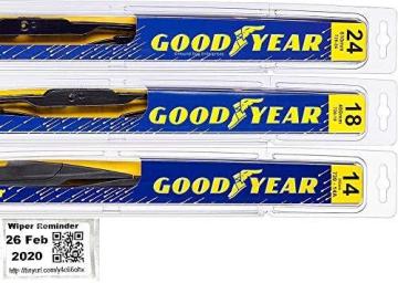 Goodyear Windshield Wiper Blade Set/Kit/Bundle