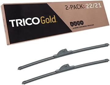 Trico Gold 22 & 21 Inch Automotive Replacement Windshield Wiper Blades