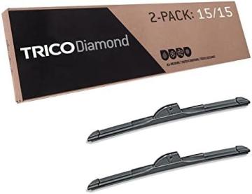 Trico Diamond 15 Inch High Performance Automotive Replacement Windshield Wiper Blades