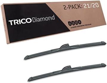 Trico Diamond 21 Inch & 20 inch High Performance Automotive Replacement Windshield Wiper Blades