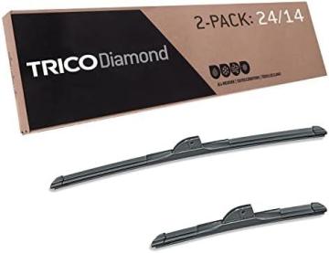 Trico Diamond 24 Inch & 14 inch High Performance Automotive Replacement Windshield Wiper Blades