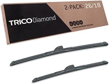 Trico Diamond 26" + 18" Pair Pack, High Performance Automotive Replacement Windshield Wiper Blades