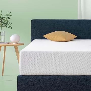 Zinus 12 Inch Cooling Essential Foam Mattress Bed-in-a-Box, Queen (White)