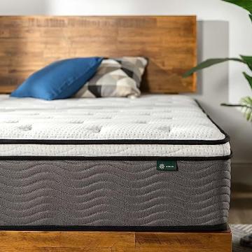 Zinus 12 Inch Support Plus Pocket Spring Hybrid Mattress-in-a-Box, King