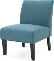Christopher Knight Home Kassi Fabric Accent Chair, Dark Teal
