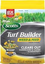 Scotts Turf Builder Weed and Feed 3; Covers up to 5,000 Sq. Ft., Fertilizer, 14.29 lbs.