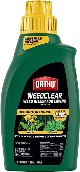 Ortho WeedClear Weed Killer for Lawns Concentrate, 32 oz.