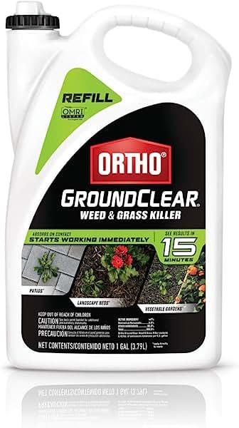 Ortho GroundClear Weed & Grass Killer Refill - Grass Killer & Weed Control, 1 gal.