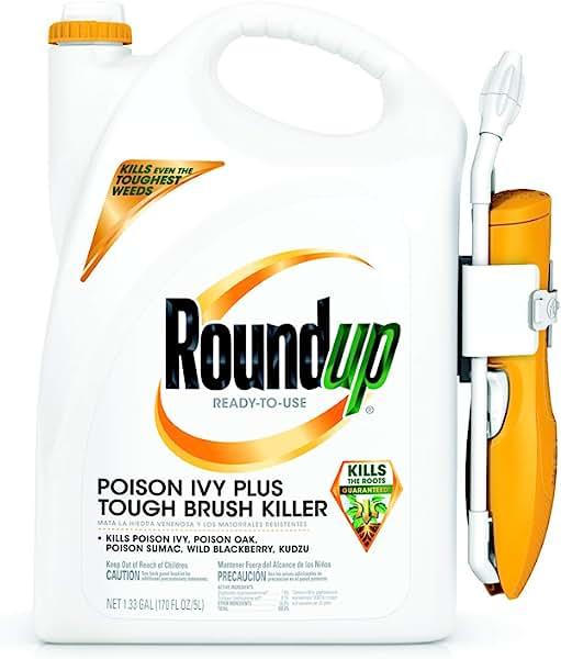 Roundup Ready-To-Use Poison Ivy Plus Tough Brush Killer, 1.33 gal.