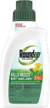 Roundup For Lawns₂ Concentrate - Tough Weed Killer for Use on Northern Grasses, 32 oz.