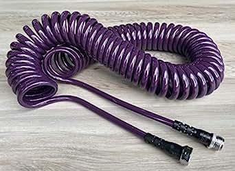 Water-Right PCH-075-EP-4PKRS 300 Series Ft Coil Hose, 75-Foot, Eggplant