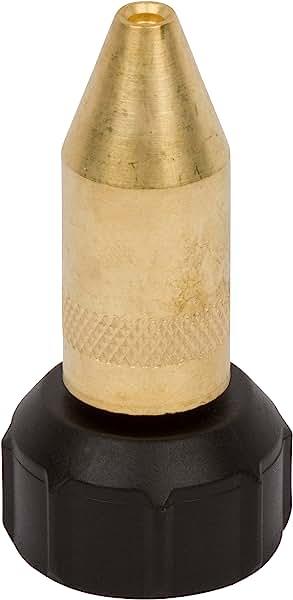 Roundup 181331 Brass Adjustable Nozzle, Black & Gold Color
