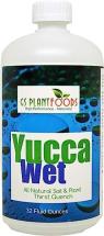GS Yucca Wet, Liquid Yucca Extract- Organic wetting Agent and surfactant, 32 oz Concentrate