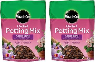 Miracle-Gro Orchid Potting Mix Coarse Blend, 8qt., 2-Pack