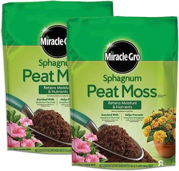 Miracle-Gro Sphagnum Peat Moss, 8 qt., For Containers and In-Ground