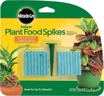 Miracle-Gro Indoor Plant 48 Food Spikes, NPK 6-12-6