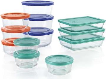 Pyrex Simply Store 24-Pc Glass Food Storage Container Set