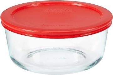 Pyrex Simply Store 4-Cup Single Glass Food Storage Container