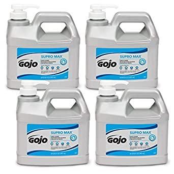 Gojo SUPRO MAX Hand Cleaner, 1/2 Gallon Heavy Duty Hand Cleaner Pump Bottle