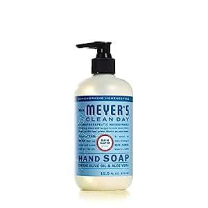 Sc Mrs. Meyer's Hand Soap, Made with Essential Oils, Biodegradable Formula, Rain Water, 12.5 fl. oz