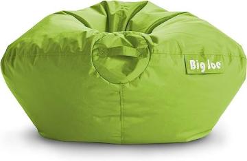 Big Joe Classic Bean Bag Chair, Spicy Lime Smartmax, 2ft Round