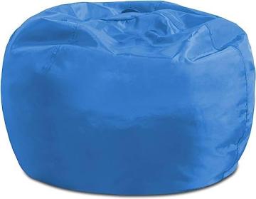 Posh Creations Structured Comfy Seat, 100in Round Classic Bean Bag, Royal Blue