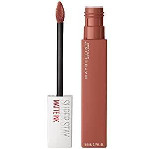 Maybelline New York Super Stay Matte Ink Liquid Lipstick Makeup, Amazonian, Nude Brown