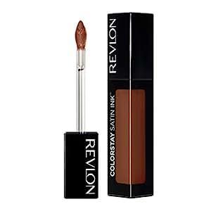 Revlon Liquid Lipstick By Revlon, Lip Makeup, ColorStay Satin Ink, 003 In So Deep, 0.17 Fl Oz