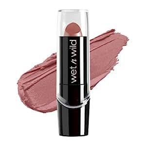 wet n wild Silk Finish Lipstick| Hydrating Lip Color| Rich Buildable Color, Dark Pink Frost