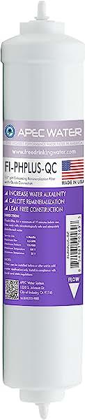 APEC FI-PHPLUS-QC US MADE 10" High Purity pH+ Calcium Carbonate Alkaline Filter