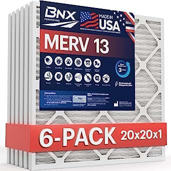 BNX TruFilter 20x20x1 Air Filter MERV 13