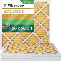 Filterbuy 20x20x1 Air Filter MERV 11 Allergen Defense