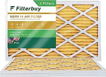 Filterbuy 20x30x1 Air Filter MERV 11 Allergen Defense