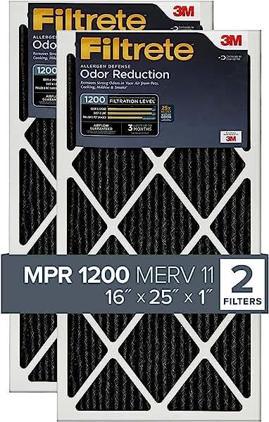 Filtrete 16x25x1 Air Filter, MPR 1200, MERV 11