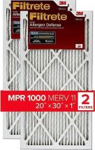 Filtrete 20x30x1 Air Filter MPR 1000 MERV 11